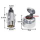 thumbnail image 2 of Enchufe de remolque de 7 pines macho y enchufe de remolque hembra de 7 pines, enchufe de remolque de metal impermeable de 12 V Enchufe de enganche de 7 pines, enchufe de remolque para camión RV automó, 2 of 5