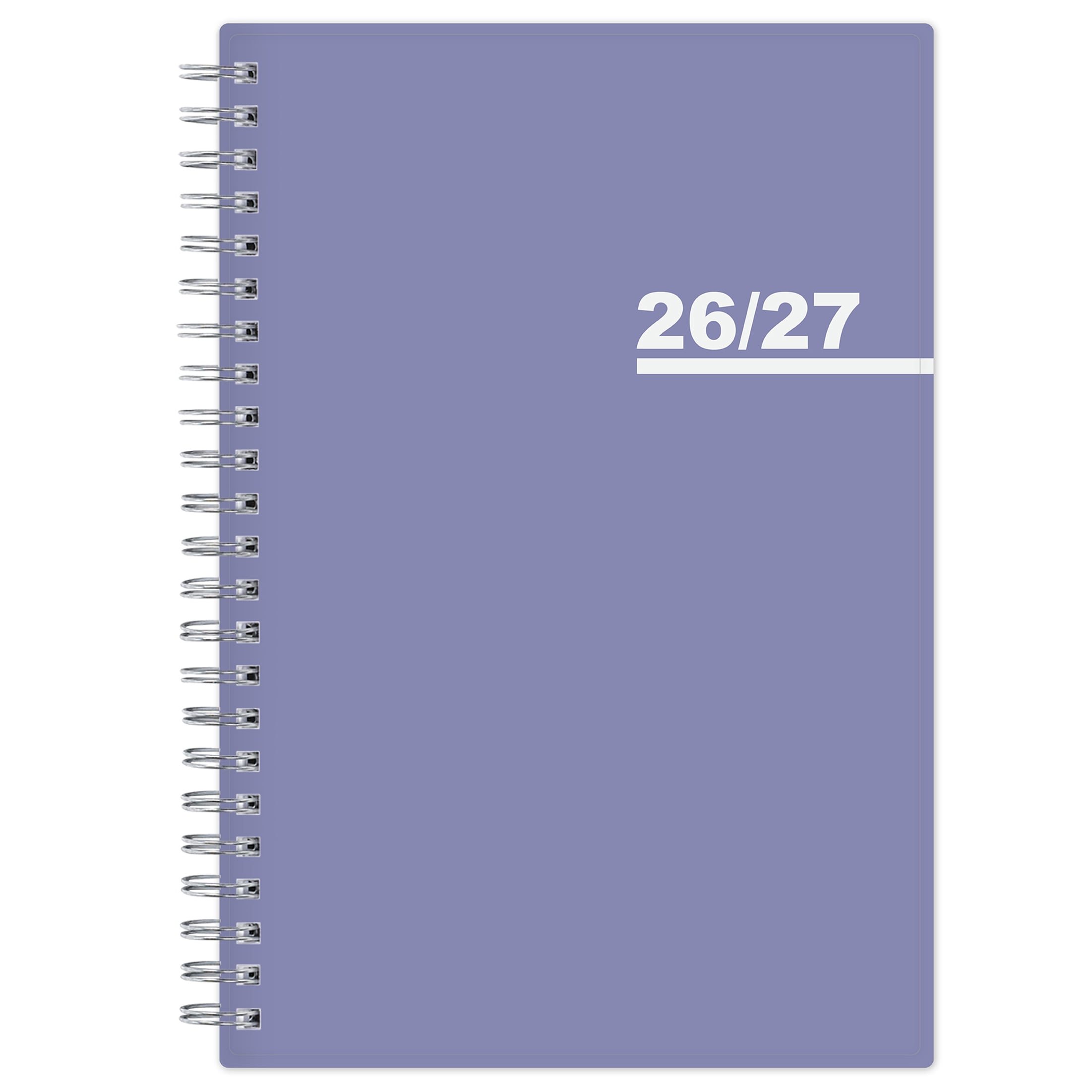 Pen+Gear Monthly Weekly Planner, 5" x 8", Violet Sky 15-Month (April 2026 - June 2027)