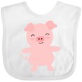 thumbnail image 3 of Inktastic Cute Pig Boys or Girls Baby Bib, 3 of 4