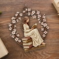 thumbnail image 5 of RuiJiao Book Lover Gift, A Little Girl Reading Decorative Window Pendant with High-Definition Printing for Home Library Decor, 5 of 7