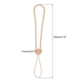 thumbnail image 2 of Muñequera Cordón, Cordón Corto Pequeño Muñeca Cordón Correas para Bolígrafo Paraguas Agua Tetera Cámara USB Pulgar Dispositivos Llavess (Fucsia, Paquete de 5), 2 of 6