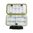 thumbnail image 1 of yingyy Tackle Box Portable Syurdy ABS Carpe Appâts de Pêche Boxes Multifonctionnels Étui de Rangement Professionnel Appâtconteneur M Vert Foncé, 1 of 6