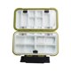 thumbnail image 1 of Eigraketly Caja portátil sellada de plástico ABS, anzuelos duraderos para carretes de pesca, cajas de señuelos, estuche organizador, equipo de Pescar verde oscuro, 1 of 6