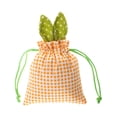 thumbnail image 2 of SeekLGT Bunny Cloth Drawstring Bag Reusable Bunny Theme Decorative Pouch For Easter Treat Bags Party Table Garden Decor 1 piece, 2 of 9