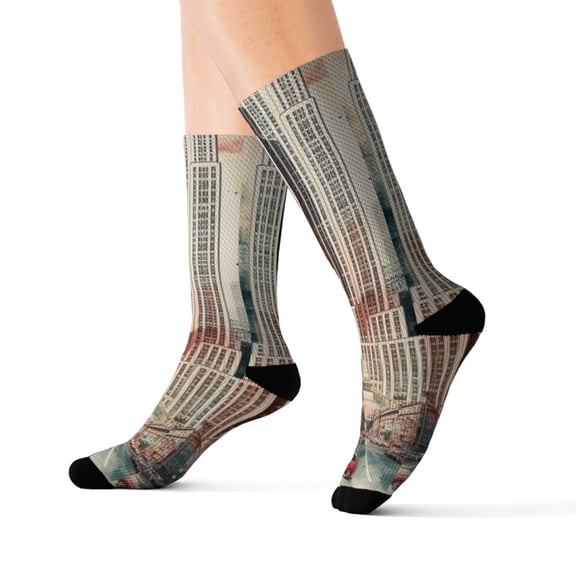 Statue of Liberty New York Wanderlust Adventure Socks