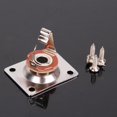 thumbnail image 3 of ZLight Fits Gibson Epiphone Electric Guitar 1/4 6.35mm Square Audio Socket Panel silver 1Set, 3 of 6
