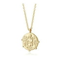 thumbnail image 1 of Collier Pendentif en Or 18K Médaillon Paperclip Chian Ras du Cou Superposition Bijoux pour Femmes Filles (Style 3), 1 of 4