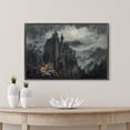 thumbnail image 4 of JFHCQJPK Witch in the Forest Halloween Print Wall Art Poster Witch Decor Vintage Print Dark College Wall Art Victorian Gothic Room Decor Canvas Wall Print8x12in Metal blackFramed, 4 of 8