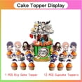 thumbnail image 3 of Demon Slayer Balloons Cake Topper Party Supplies Birthday Set Decorations Kit Fans, 3 of 7