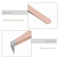 thumbnail image 3 of COMPUKAS Pince à Cils en Acier Inoxydable Design Ergonomique pour Femmes 2 Pcs, 3 of 8