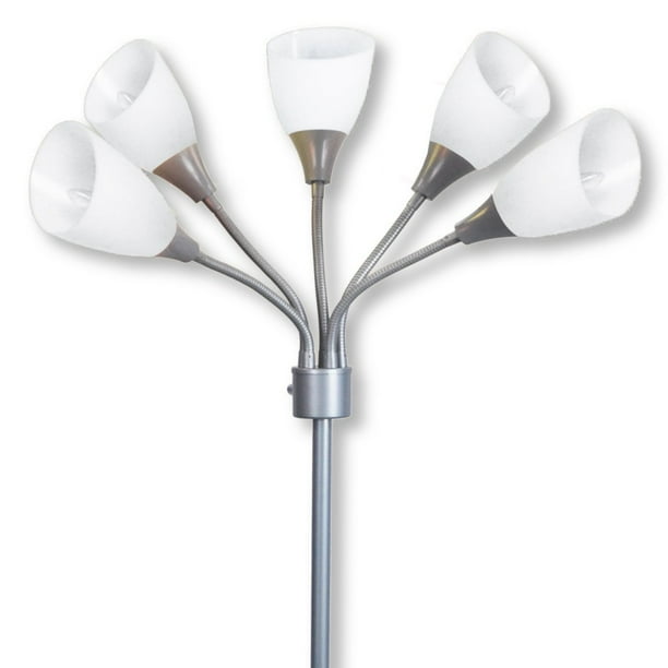 Medusa Grey Floor Lamp With White Acrylic Shades Model 16197 98 Com Medusa Grey Floor Lamp With White, Medusa Lamp Shade Replacement