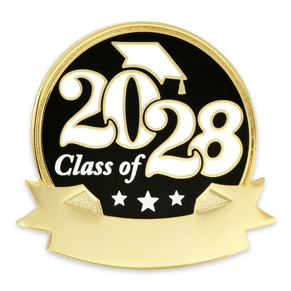 PinMart's 2028 Graduate Engravable Pin - Gold