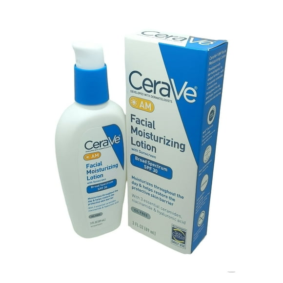 Crema Lotion SPF 30 Sunscreen PM Night Cream Oil-Free CeraVe