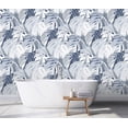 thumbnail image 2 of REMIX Walls by Katie Hunt Castaway Ocean Blue Wall Mural, 2 of 7
