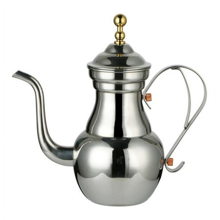 

HEMOTON Hand Brewing Coffee Pot Long Spout Coffee Kettle Middle Eastern Style Tea Kettle Coffee Pot(1.5L)