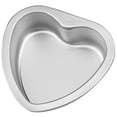 thumbnail image 4 of ORDDIART Heart Shaped Baking Dish For Kitchen Use With Removable Bottom Silver 1Pcs, 4 of 8