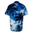 thumbnail image 6 of Mens Shirts Men's Hawaiian Casual Printed Short Sleeve Button Up Shirt Beach Vacation Top for Summer Travel and Casual Parties Men's Clothing Wine XL, 6 of 6