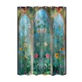 thumbnail image 2 of Cute Stained Glass Camper RV Shower Curtain for Travel Trailer Bathroom, Boho Vintage Floral Teal Camping Small Narrow Shorter Fabric Shower Curtains Set, Happy Camp Decor with Hooks 47X64, 2 of 5