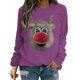 thumbnail image 1 of Sudadera para Mujer Cuello Redondo Sudaderas Moda Estampado Manga Larga Cómodo Transpirable Odeerbi ODB-5, 1 of 5