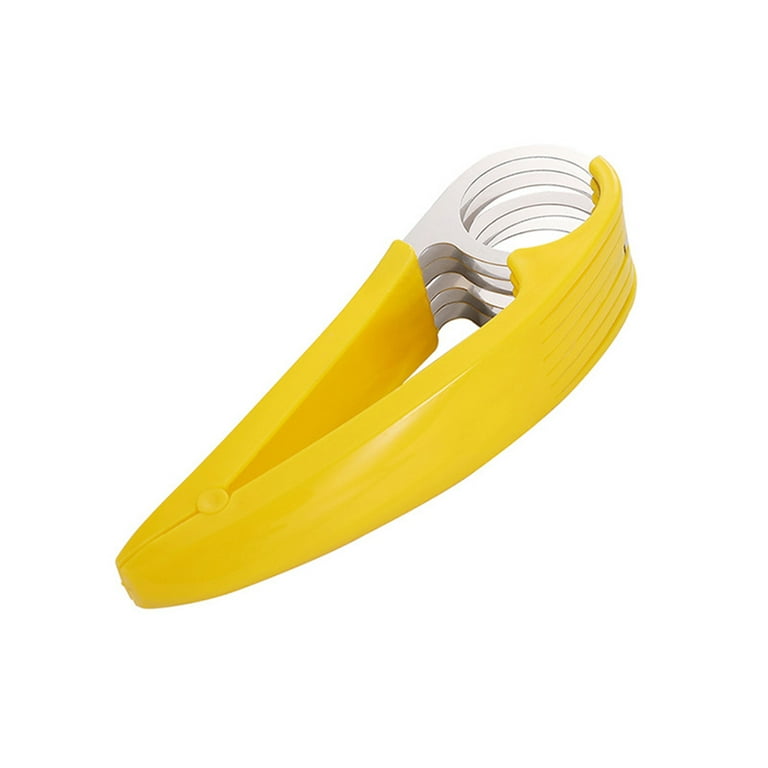 2 Pcs Banana Slicer, Banana Cutter Stainless Steel, Banana Cutter Slicer,  Cutter Tool for Bananas, Vegetable Cucumber Hotdog Fruit