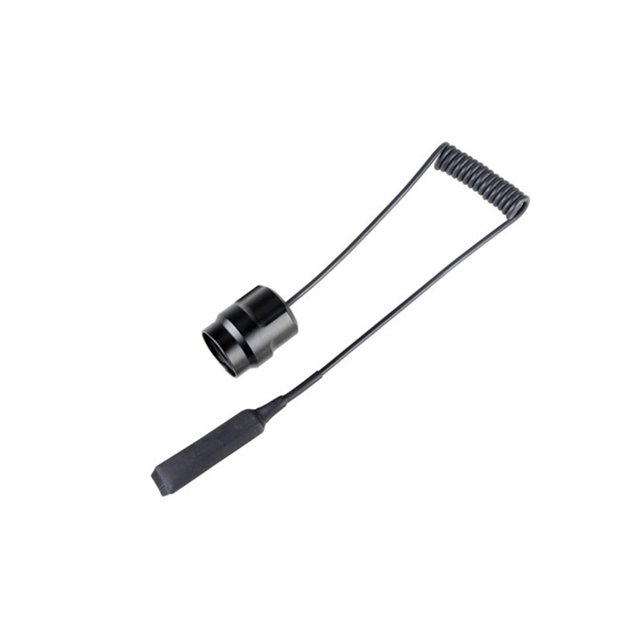 Seitruly Interruptor de Control remoto de linterna, controlador de aleación de aluminio de antorcha de mano para piezas de repuesto modificadas Adaptadores de corriente