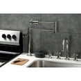 thumbnail image 2 of Kingston Brass KS4706DX Concord Deck Mount Pot Filler Faucet, Polished Nickel, 2 of 8