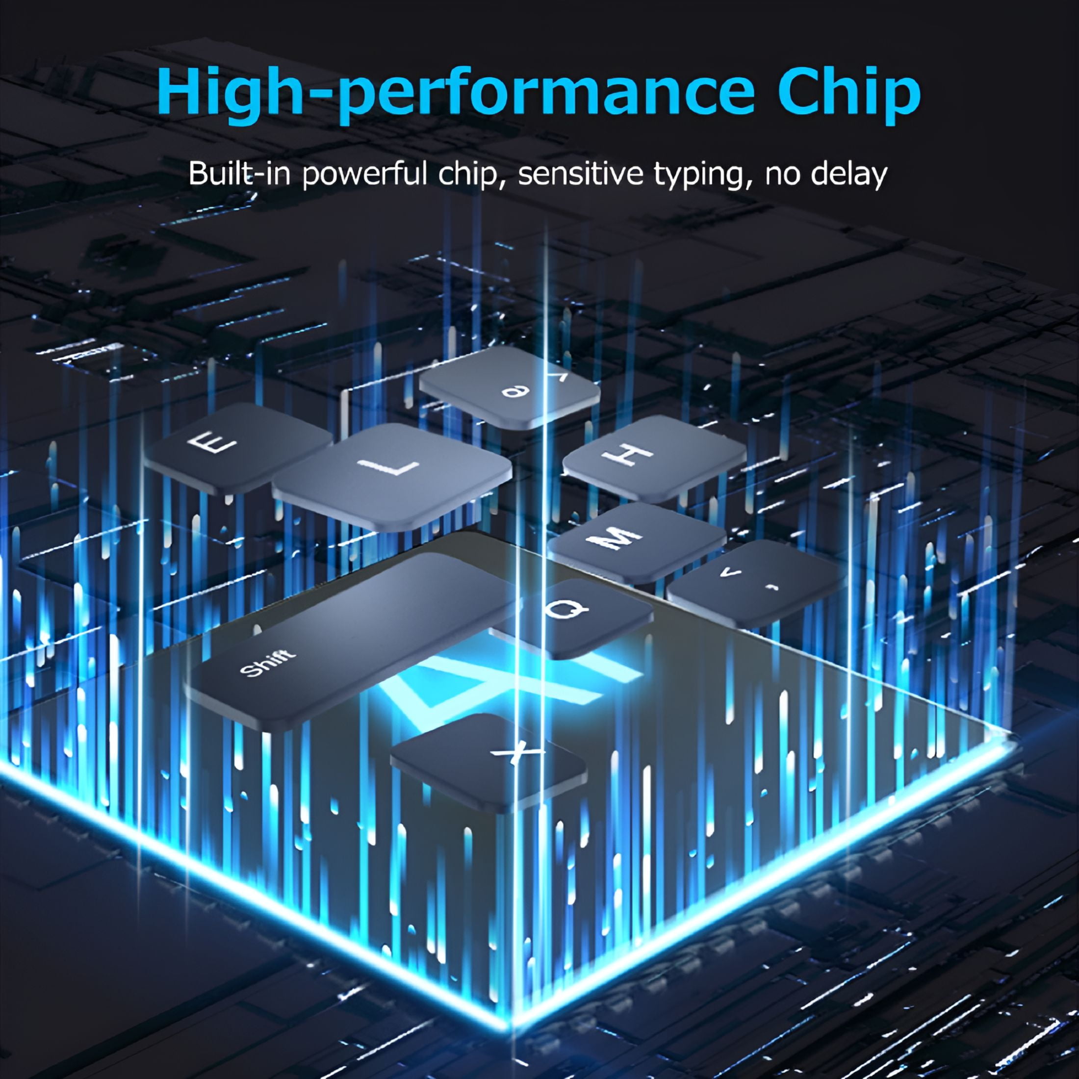 GJX Wireless Bluetooth Keyboard Portable Ultra-thin Backlight Tablet Keyboard with Large Size Touchpad Compatible with Surface Pro 3/4/5/6/7