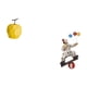thumbnail image 5 of Escultura De Payaso De Fruta De Porcelana, Adorno Coleccionable, Estatua De Mesa, Decoración Geométrica Para Festivales, Oficina, Centro De Mesa, Gabinete, Comedor, Regalo, 5 of 8