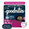 thumbnail image 3 of Goodnites Girls Nighttime Bedwetting Underwear, XL (95-120 lbs), 9 Count (Select for More), 3 of 16