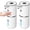 2pcs Liquid, variant on FPCYCG Automatic Liquid Soap Dispenser Touchless Soap Dispenser 12.8oz/380ML Rechargeable Wall Mount Hand Soap Dispenser for Bathroom Kitchen