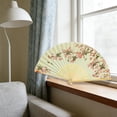 thumbnail image 5 of YingYouFu Chinese Style Folding Fan, Traditional Silk Bamboo Fan, Unisex Decorative Hand Fan for Photography, Portable Summer Cooling Fan, 5 of 6