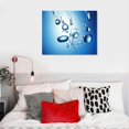 thumbnail image 3 of Orinice  Wall Art, Raindrops On The Water Canvas Wall Art, Canvas Prints 20x16Inch Wall Decor, Wall Art for Living Room Decor Bedroom Decor, Bathroom Decor Wall Art Paintings 20x16in, 3 of 3