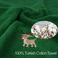 thumbnail image 4 of 3pcs Embroidered Merry Christmas Towels,100% Cotton Multi-Purpose Hand & Dish Towels for Kitchen & Bath, 4 of 7