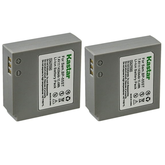 Kastar IA-BP85ST Battery 2-Pack Replacement for Samsung IA-BP85ST, IA-BP85NF Battery, Samsung VP-HMX20, VP-HMX20C, VP-MX10, VP-MX10A, VP-MX10AH, VP-MX10AU Camera