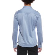 Eton mens Slim Fit Shirt, XXL, Blue