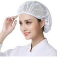 thumbnail image 2 of QZS 4Pcs Sleeping Hair Nets Bonnets,Elastic Band Bath Hair Hats,White Nets Sleep Caps for Salon,Breathable Mesh Sleep Bonnets for Clean,Wash Face,Bath, 2 of 6
