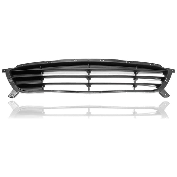Grille - Cooling Direct Fit/For 865611R010 13-17 Hyundai Accent Sedan, 15-17 Accent Hatchback - Lower Bumper - Matte Dark Gray - Partial Textured