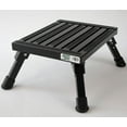 thumbnail image 4 of Safety Step Step Stool S-07C-BLK One Step With Non-Slip Strips And Rubber Leg Tips; Foldable; 1000 Pound Capacity; Black; Aluminum; Small, 4 of 5