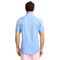 thumbnail image 2 of Men's IZOD Classic Breeze Printed Short Sleeve Button-Down Shirt Color: Rapture Rose Size: M, 2 of 5