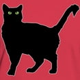thumbnail image 3 of CafePress - Black Cat Silhouette Women's Classic T Shirt - Women's Traditional Fit Dark T-Shirt, 3 of 4