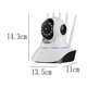 thumbnail image 2 of Cámara de seguridad para exteriores, sistema de seguridad inalámbrico WiFi para el hogar, vista de 360°, detección de movimiento, seguimiento automático, comunicación bidireccional, visión nocturna, 2 of 5