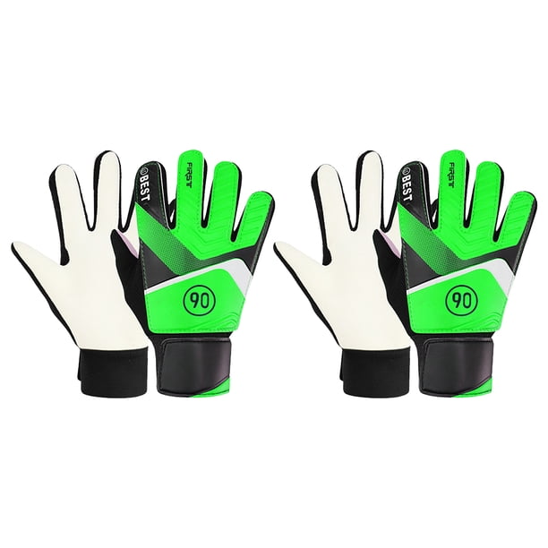 Guantes fútbol entrenamiento 2 parejas Anti -Slip Protective para protección ciruela