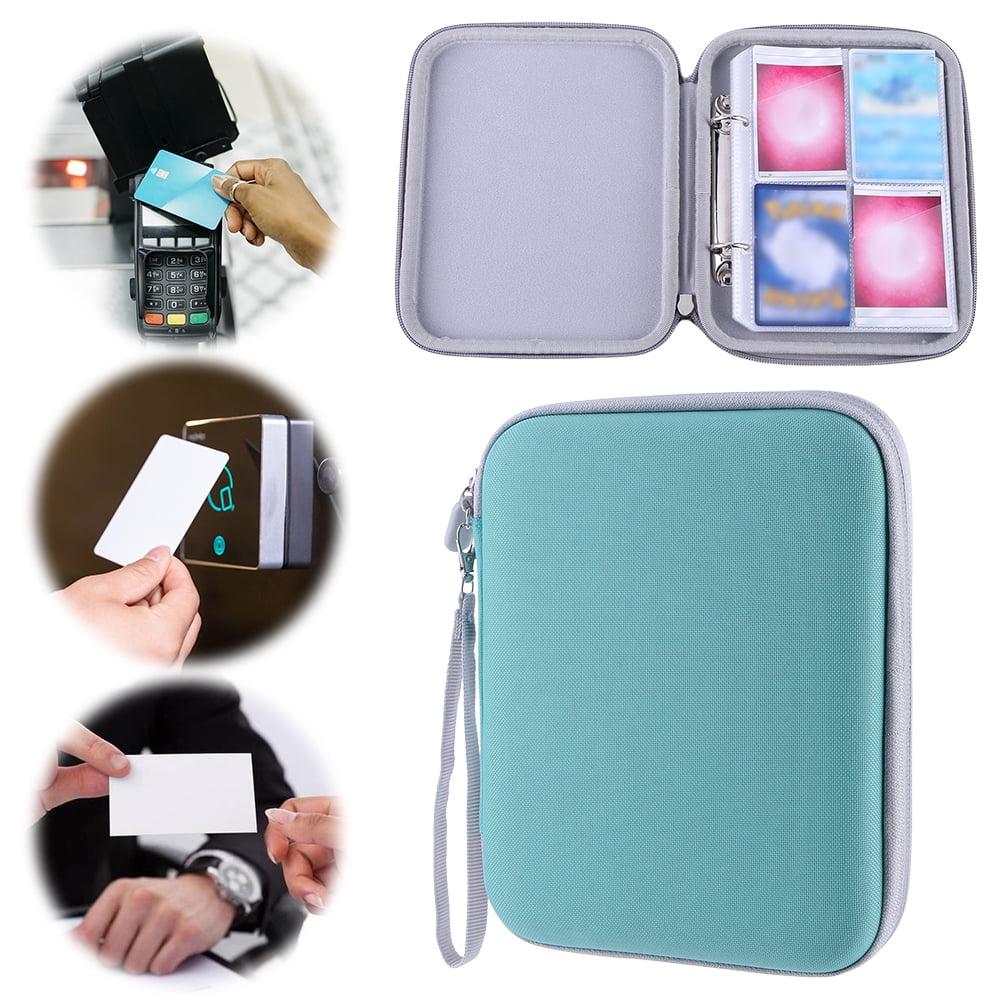 BLEEUS Card Case 80 Pockets Card Binder Holder Card Folder For Yoto Cards (Green)Game Accessories