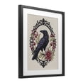 thumbnail image 2 of Never More Ornate Raven Black Framed Print Under Glass, 13 x 16, Made In USA, 2 of 8