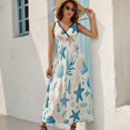 thumbnail image 2 of Beach Seashell Starfish Sleeveless Dress Female Clothing Dress Women Summer 2025 Dress, 2 of 7