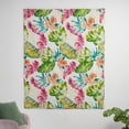 thumbnail image 3 of Greenland Home Fashions Tropics Coastal Paradise Quilted Throw Blanket, 60 L x 50 W inches, Punch, 3 of 6
