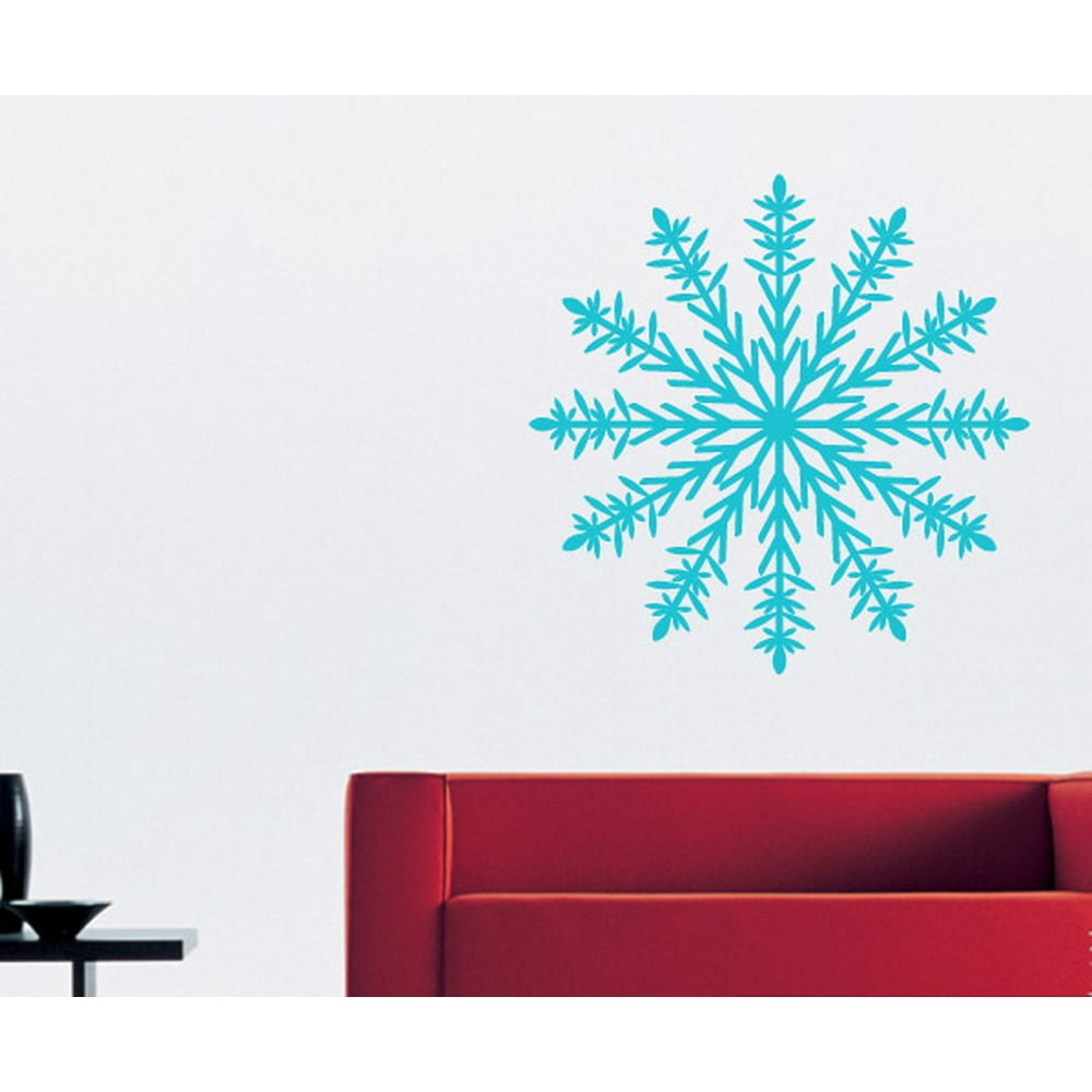 Snowflake Wall Decal Vinyl Sticker Car Sticker IDCOLOR034 25