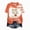 Orange, variant on TOWED22 Womens Pumpkin Spooky Halloween Shirts Tie Dye Cute Short Sleeve Ghost Grapghic Tee Ghost Tops Costumes Fall(Yellow,5XL)