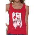 thumbnail image 1 of Awkward Styles American Flag Airforce Women Tank Top Free to Be Me Military Shirt for Women Airforce Gifts Vintage USA Airforce Women Tank Gifts for Women Pro America Airforce Top for Women, 1 of 4