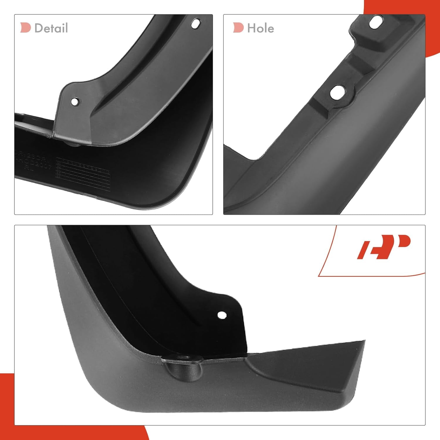 A-Premium Mud Flaps Splash Guards Compatible with Lexus NX200t NX300h 2014-2017 Sport Utility 4-PC